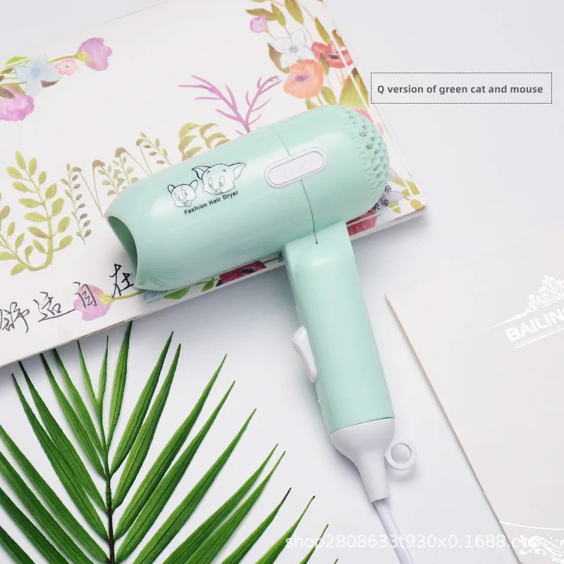 2024 Cartoon Fashion Hair Dryer portable foldable mini hair dryer for travel