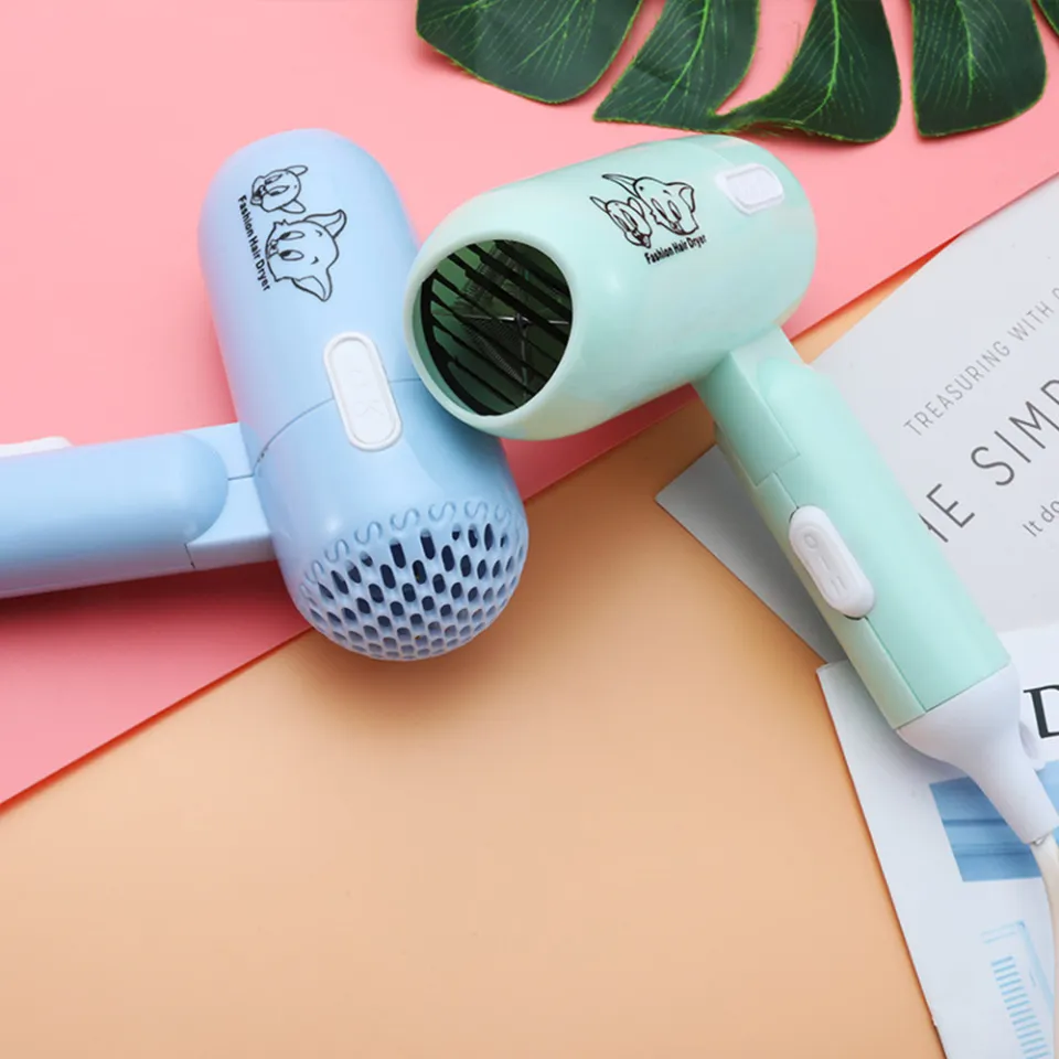 2024 Cartoon Fashion Hair Dryer portable foldable mini hair dryer for travel