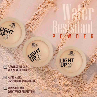 Pastel Beauty Light Up Water-Resistant Powder (Vanilla) – Long-Lasting Radiant Finish - Image 4