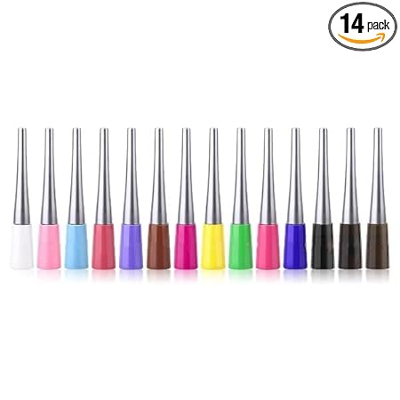 CmaaDu Matte Liquid Eyeliner Set (14 Colors) | Waterproof & Long Lasting - Image 3